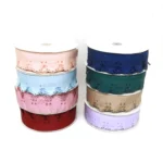 Rosette Organza Lace Ribbon