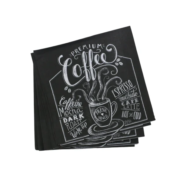 Chalkboard Café Napkin - Image 1