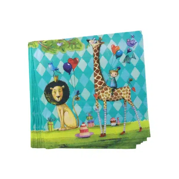 Whimsical Safari Party Napkin