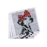 Heartfelt Dalmatian Napkin – Dalmatian Dog Print Paper Sheets