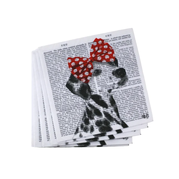 Heartfelt Dalmatian Napkin