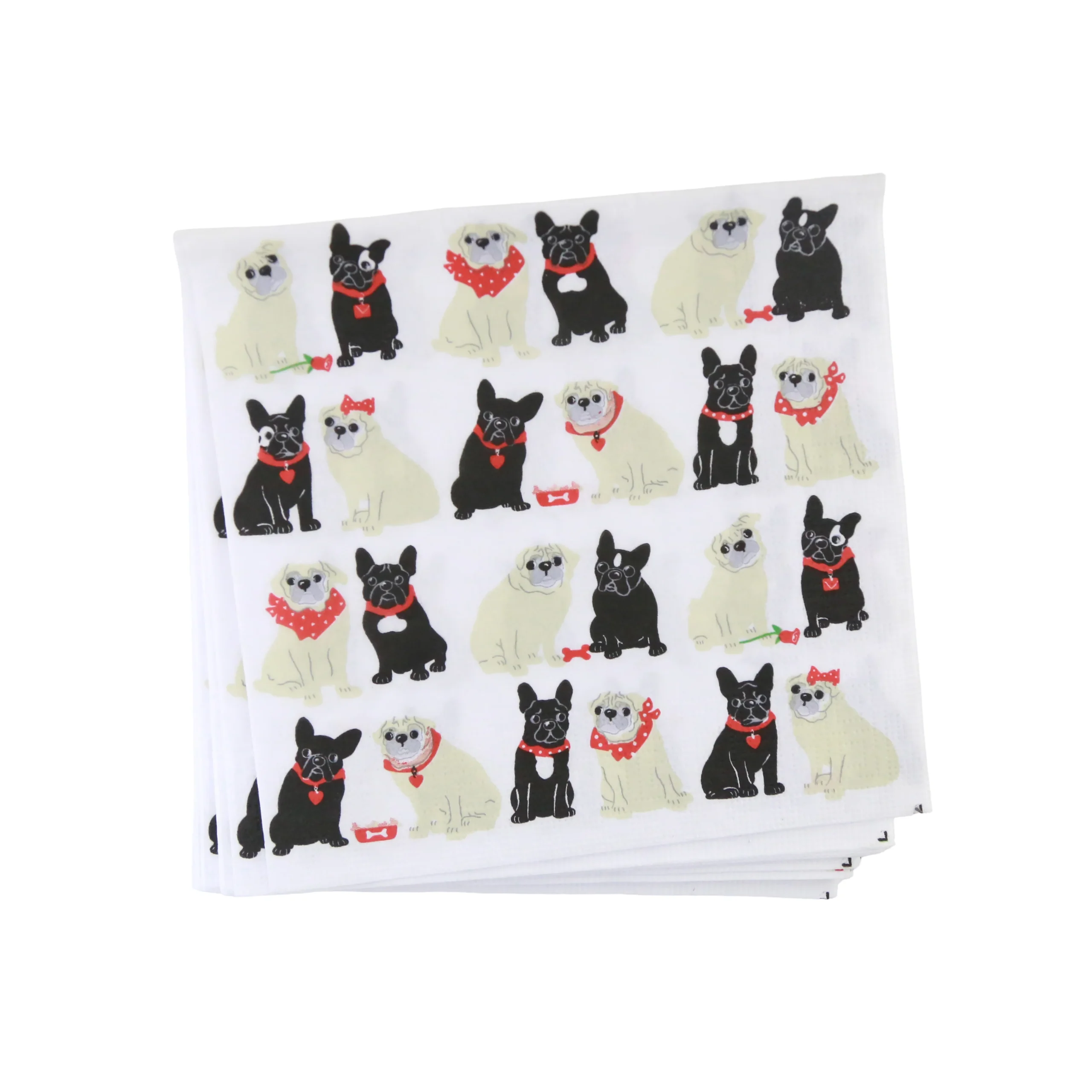 Artboard 27 Pug Party Parade Napkin - Image 1