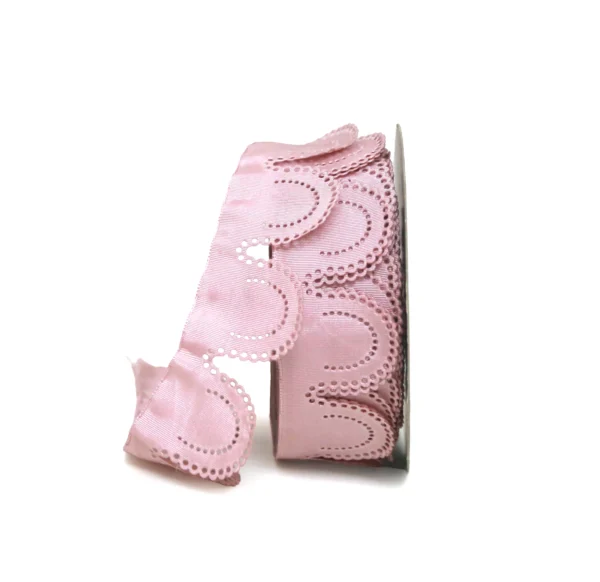 Scallop Embroidered Organza Ribbon - Image 9