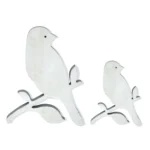 Wooden Bird On Leaves Branch - Image 6