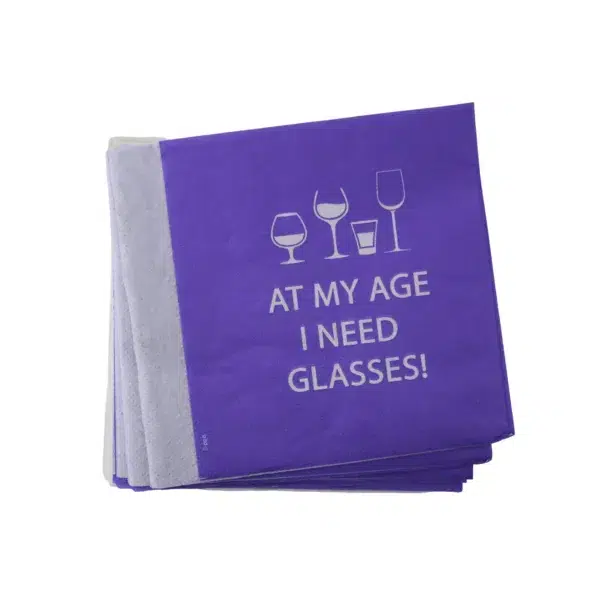 Glasses Needed Napkin