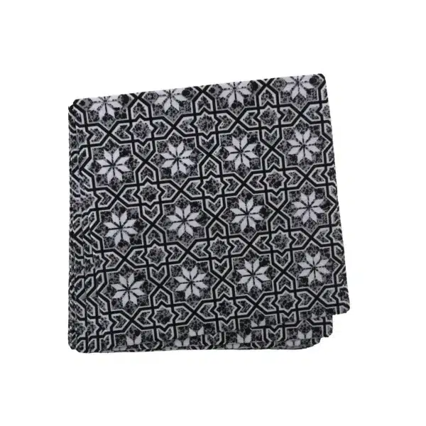 Geometric Floral Napkin - Image 1