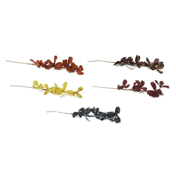 Glittery Colored Floral Decoration