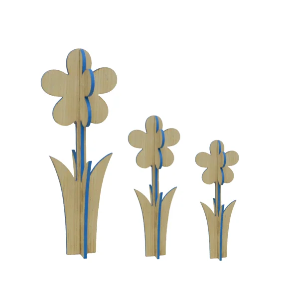 4D Wooden Flower Stand - Image 5