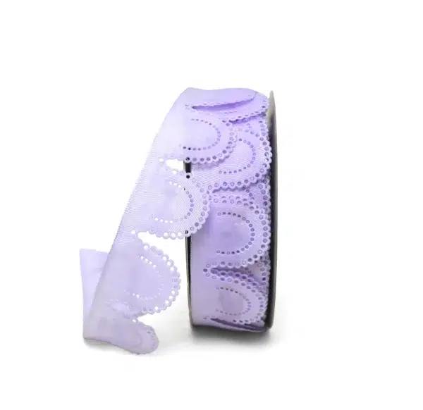Scallop Embroidered Organza Ribbon - Image 13