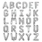 Silver Letter Balloon