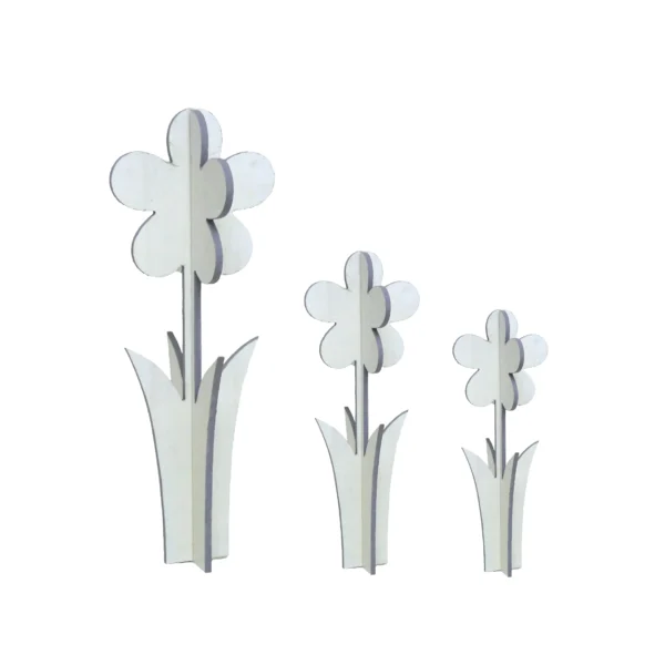 4D Wooden Flower Stand - Image 6