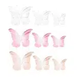 Matt Paper Butterfly Decorative Set