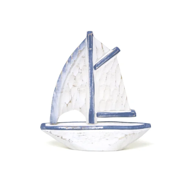 Boat Wooden Decoration - Image 1