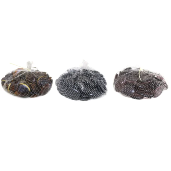 Colored Glass Stones Bag