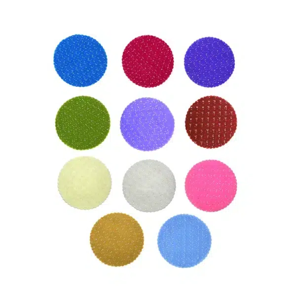Round Glittered Organza Tissue - Image 1