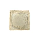 Beige Thread Edge With Jute Organza Sheet - Image 3