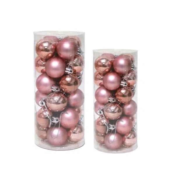 Matt & Shiny Christmas Hanging Balls - Image 2