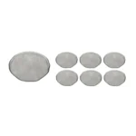 Elegant Set Of 7 Glass Plates - Image 5