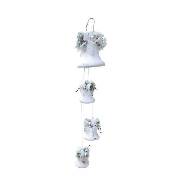 Frosted Bell with small 3 Bells Christmas Decoration