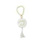 Ramadan Kareem Wooden Rosary – Natural Decorative Accent - Image 3
