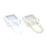 Square PVC Handle Carton Box