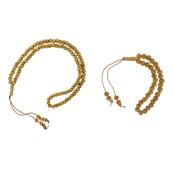 Beaded Wooden Rosary - Image 4