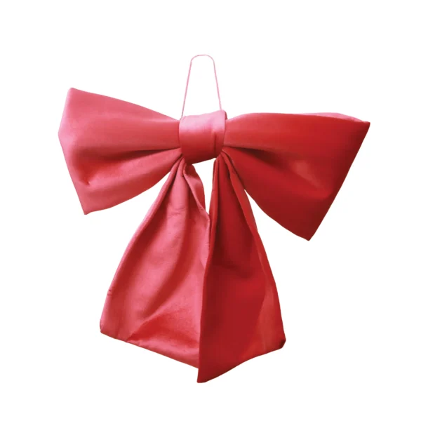 Huge Velvet Red Bow