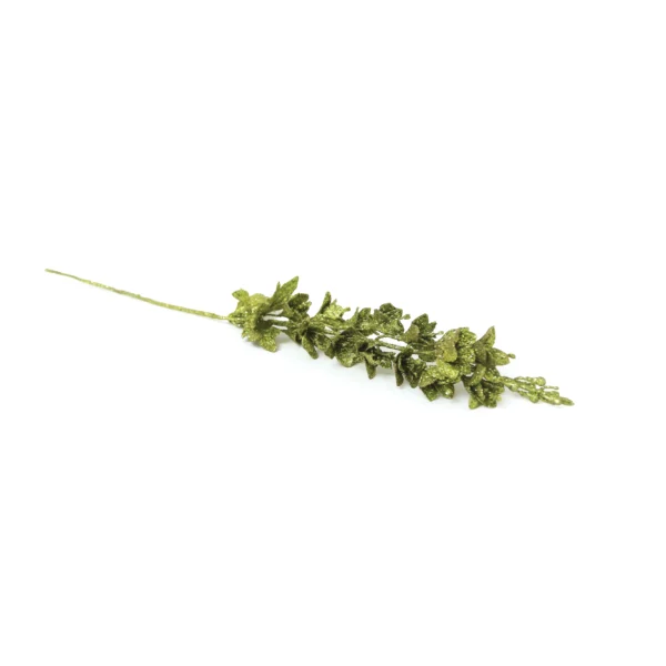 Glitter Leaf Cluster Decorative Sprig - Image 5