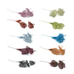 Glitter Mesh Flower Pick