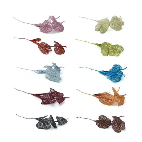 Glitter Mesh Flower Pick