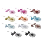 Assorted Glittered Wire Flower Sprays