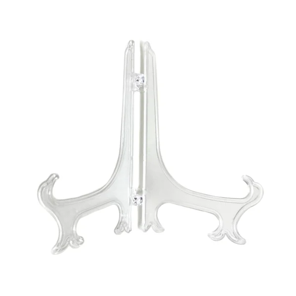 Clear Plastic Plate Stand - Image 2