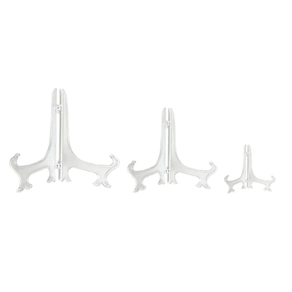 Clear Plastic Plate Stand