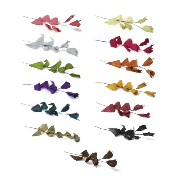 Colored Craft Leaves