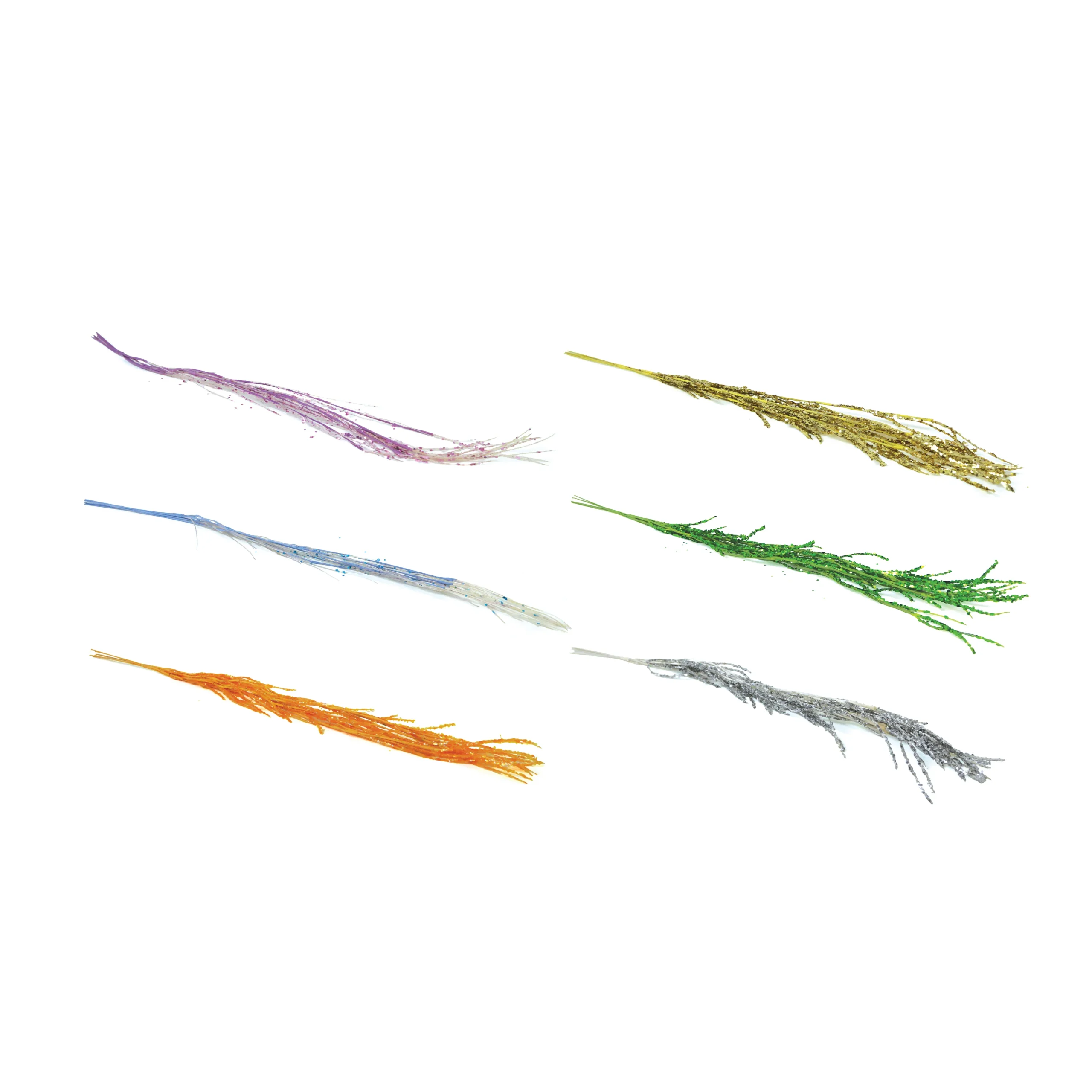 Artboard 41 (2) Assorted Glittered Pine Sprays - Image 1