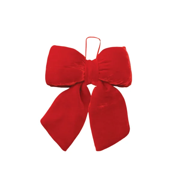 Velvet Red Bow - Image 2