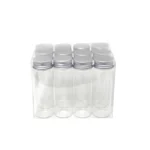 Silver Covered Mini Glass Jar - Image 3