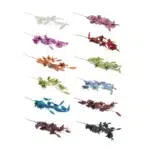 Glittered Bellflower Sprigs