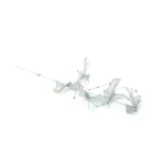 Wired Organza Flower Stems - Image 5
