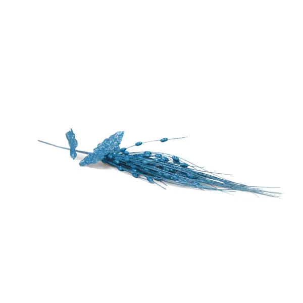 Glitter Tinsel Grass Pick - Image 2