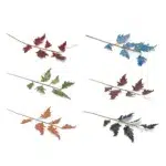 Velvet Glitter Flower Pick