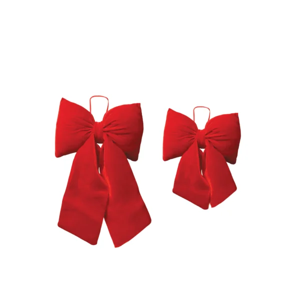 Velvet Red Bow