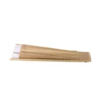 White Edge Wooden Paper Fan - Image 2
