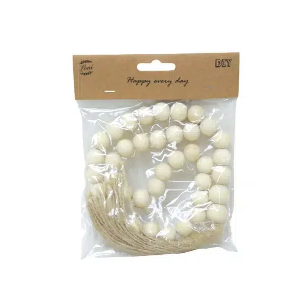 Wooden Natural Decorative Rosary - Image 2