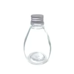 Glass With Silver Cover Bottle