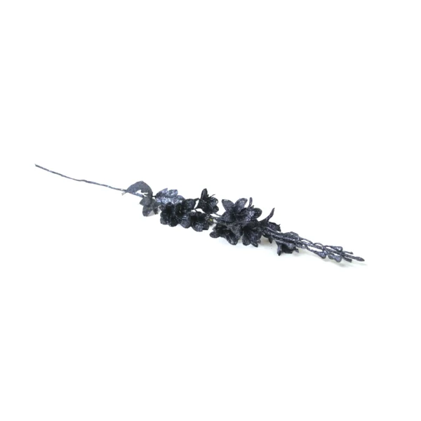 Glitter Leaf Cluster Decorative Sprig - Image 9