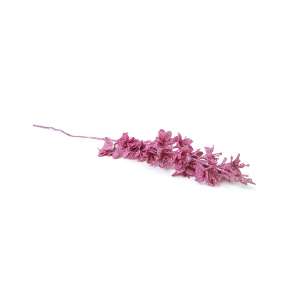 Glitter Leaf Cluster Decorative Sprig - Image 10