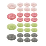 Elegant Set Of Textured Glass Plates