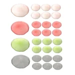 Elegant Set Of 7 Glass Plates