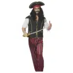 Pirate Costume (Size Medium / 48‑50) | Costume for Halloween & Theme Parties